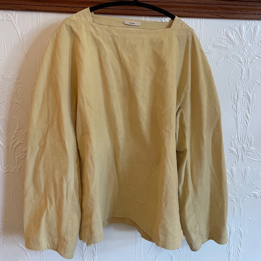 Von Sono Butter Corduroy Top